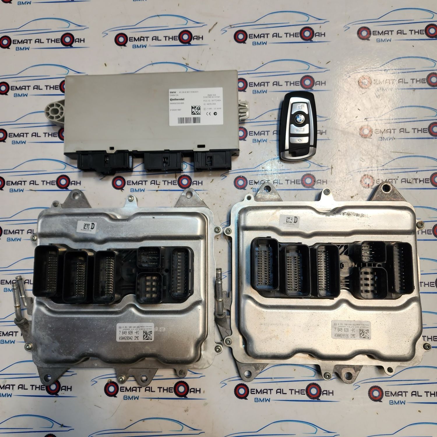 BMW-7649828 , 650i 2015, N63N ,F06 Engine Control Module-ECU SET Genuine Brand Used item