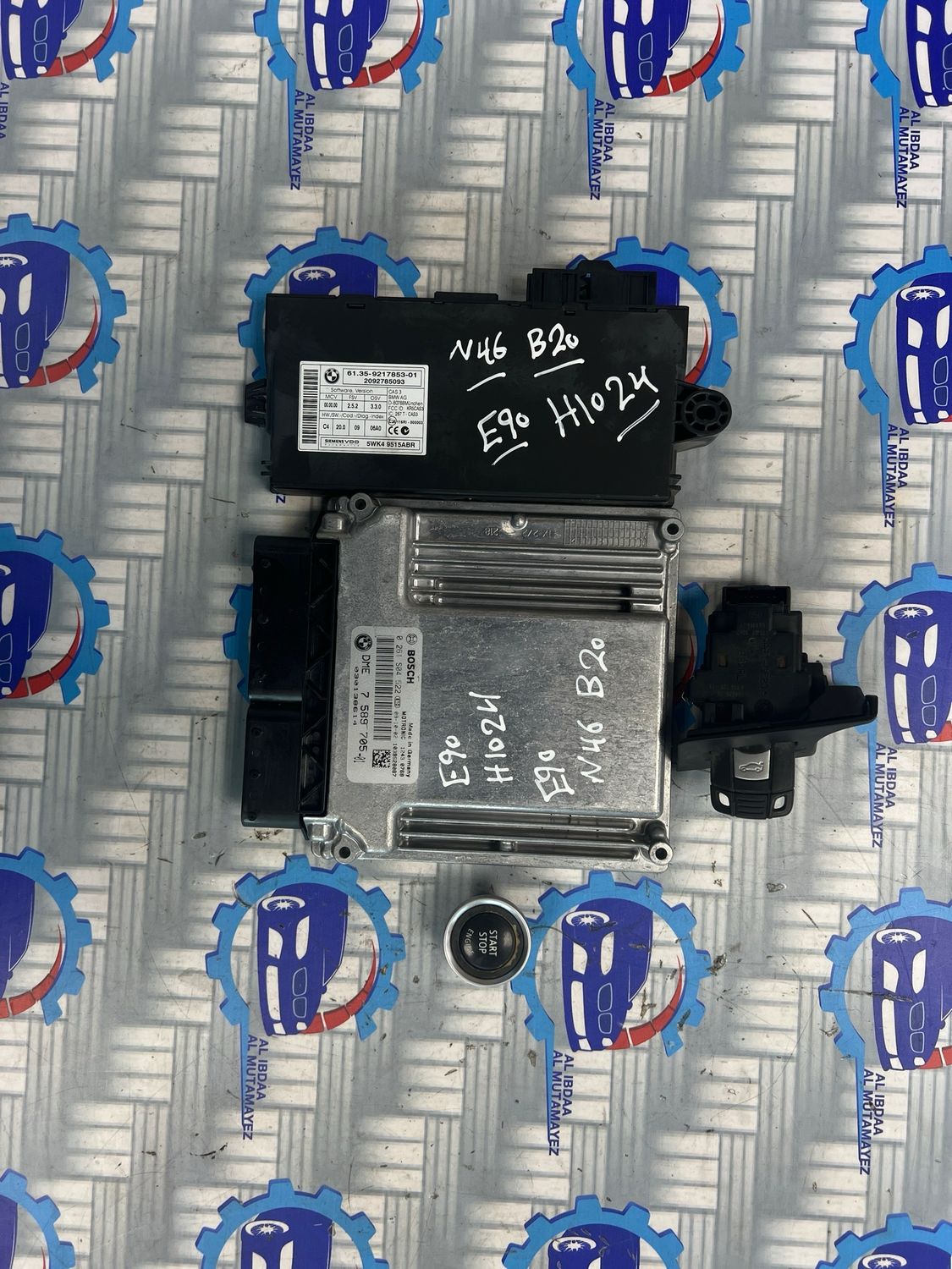 BMW N46B20 E90 ECU KIT 7589705 Genuine Product used