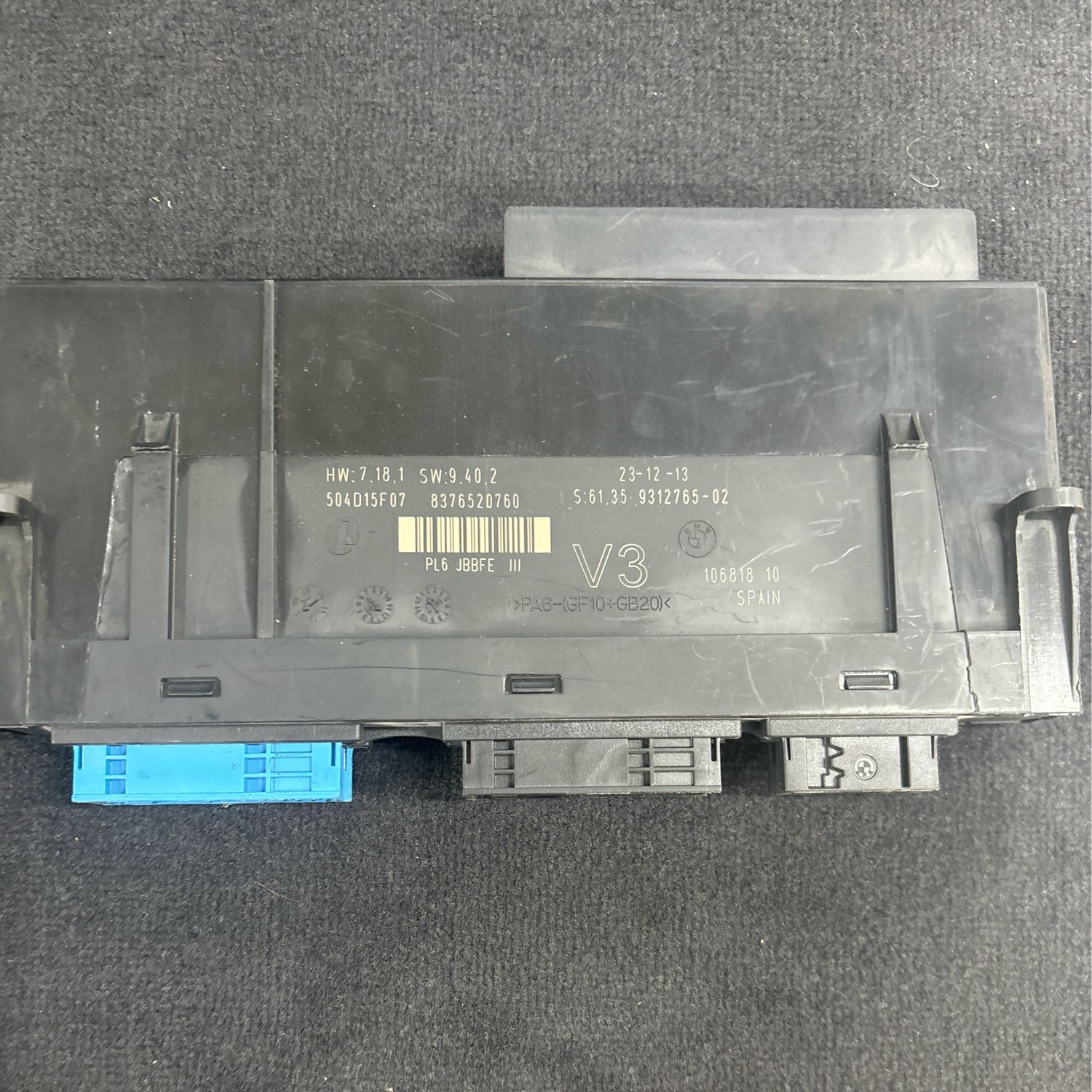 BMW-5,6,7 Series,F10,F11-9312765 V3 junction box Genuine Product used