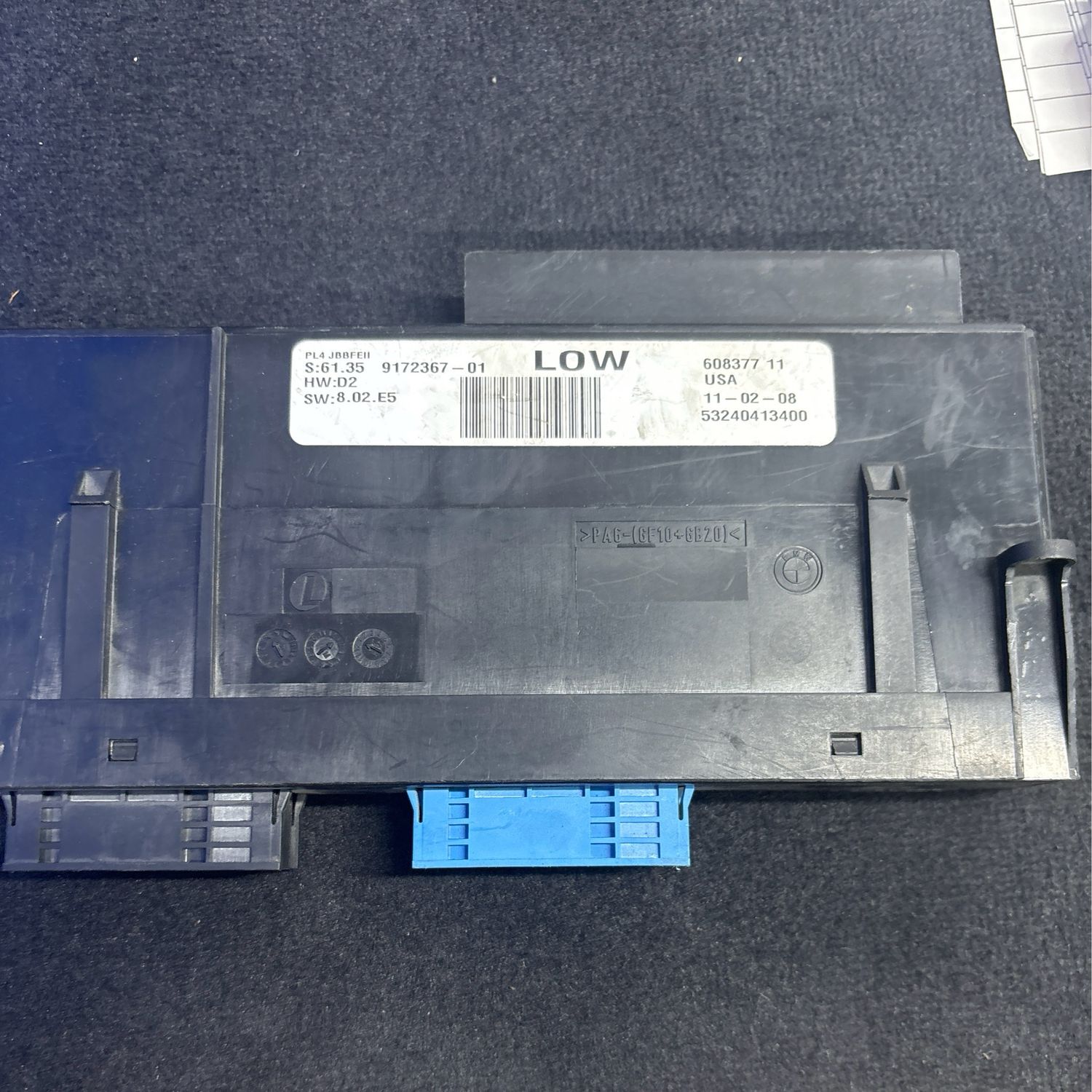 BMW-E70,X5,X6,E71-9172367 LOW junction box Genuine Product used