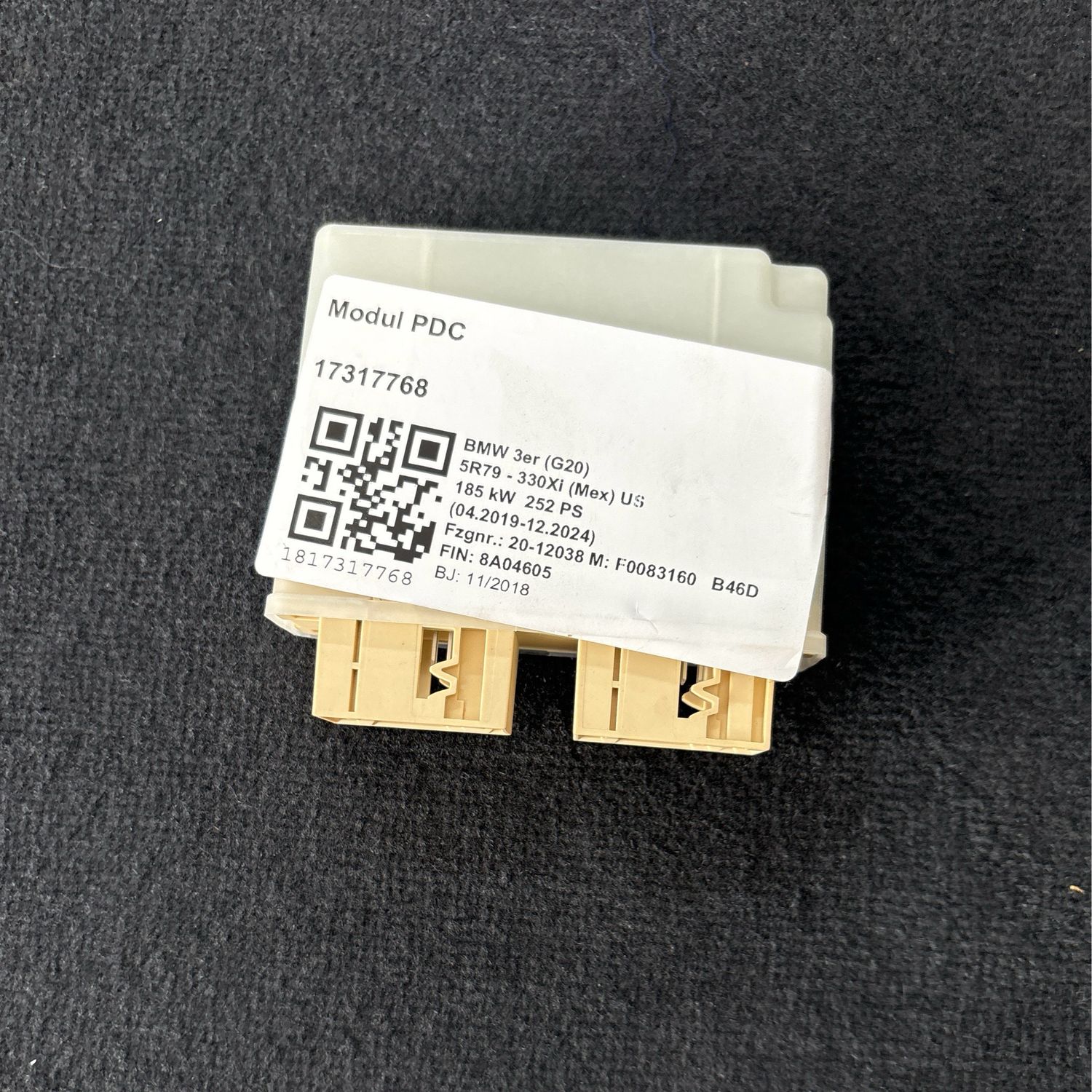 BMW Module PDc g20 g21 Genuine Product used