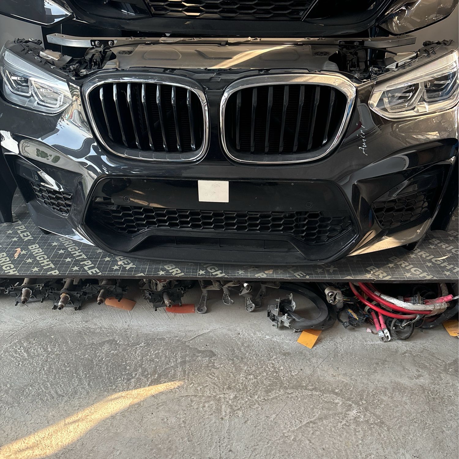 Bmw X3M f97 2020 front package complete nose cut