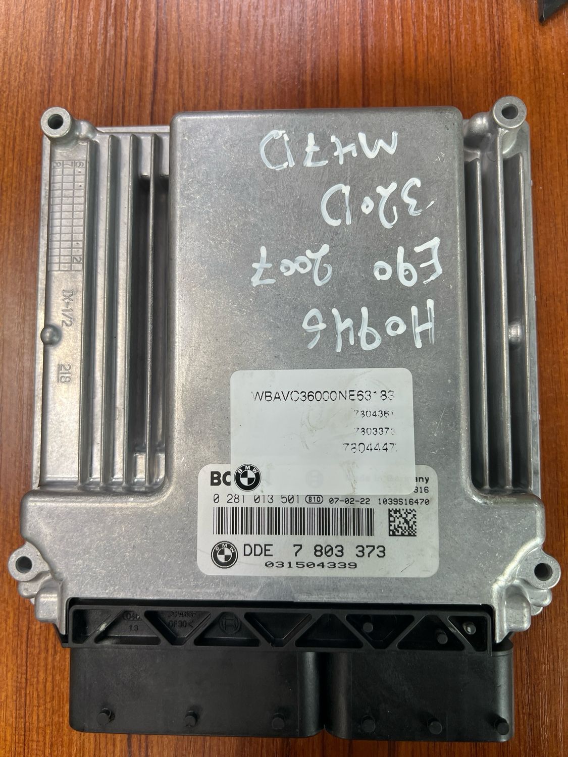 BMW 320d M47 E90 Engine control ecu module 7803373