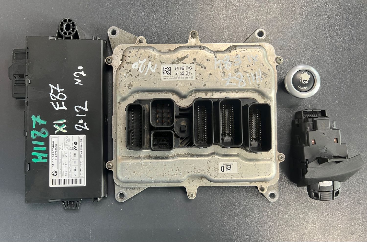 BMW X1 20iX  N20 E84 2012 ENGINE CONTROL ECU KIT 7639375