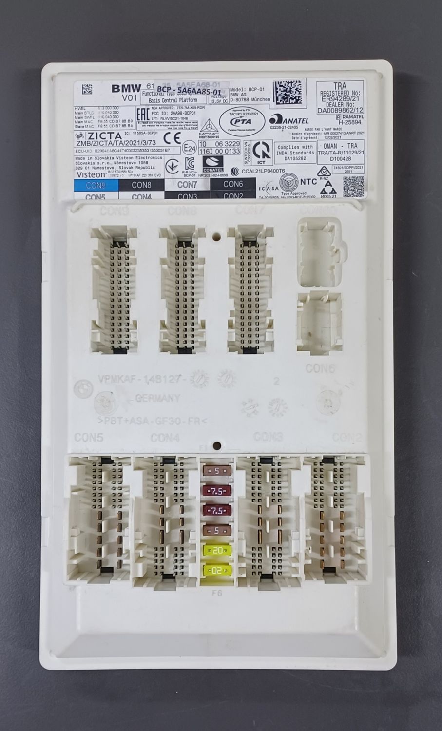 BMW Basic Computing Platform For i20 5A6AA85 Excellent Quality Good Condition