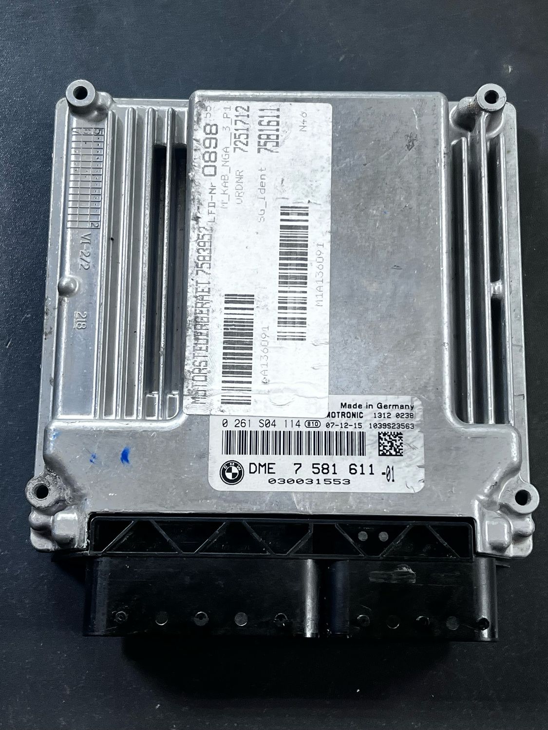 DME N46N E90lci 320/E87/E82/E88/E84 E60 7581611 2008 up 