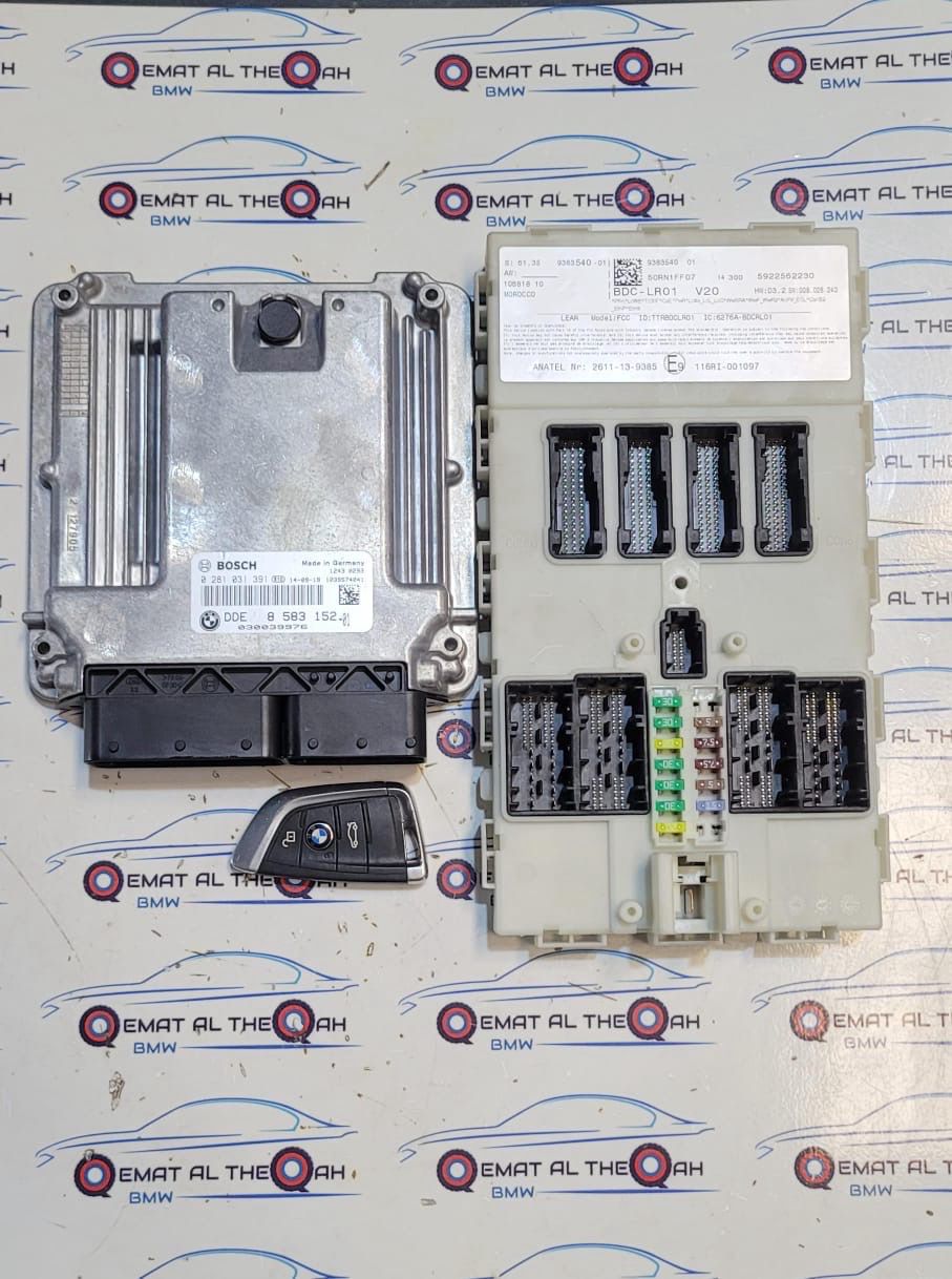 8583152 N57S1 Bmw X5M Diesel three turbo ecu set F15 