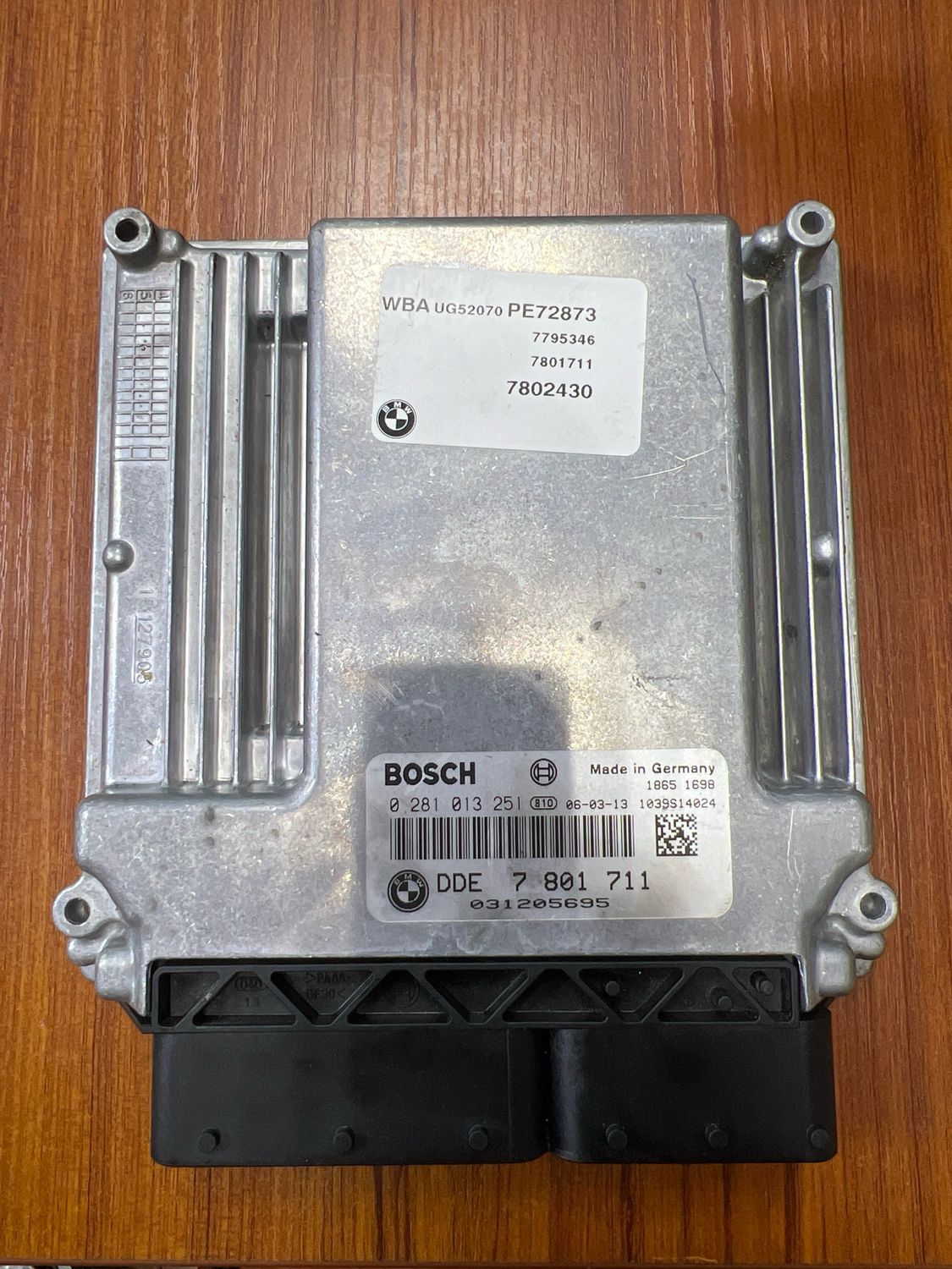 BMW 120d M47N2 E87 2006 ENGINE CONTROL ECU UNIT MODULE 7801711