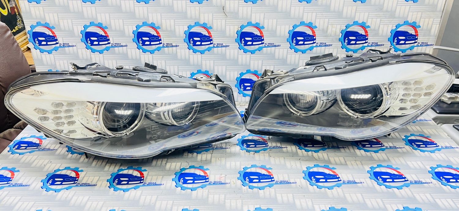 BMW F10 F11 ADAPTIVE AHL XENON LAMP HEADLIGHT SET 7203253 / 7203254  Genuine Product used
