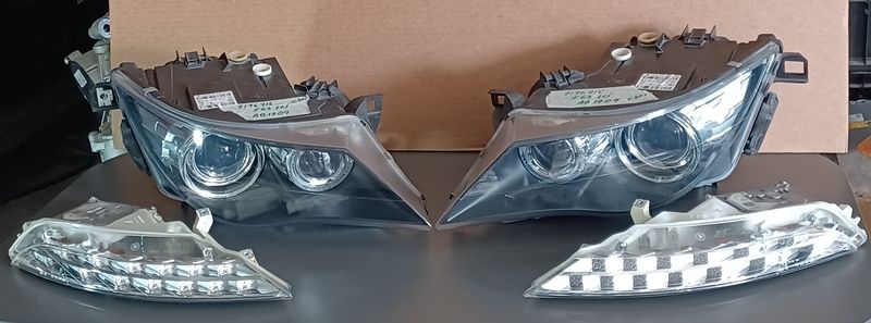 BMW E63 LCi Head Light-7176715, 7176716 & front Turning Light -7176872,7176871-Right&Left pair Genuine product used