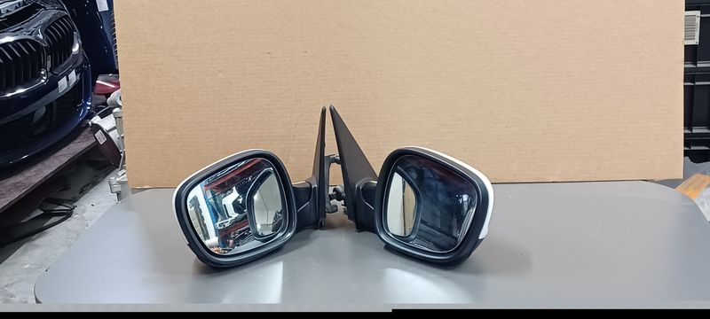 BMW E84,X1 Side Mirror Left & Right Pair black & white colour RHD Foldable 2991578,2991577 Genuine Product used item
