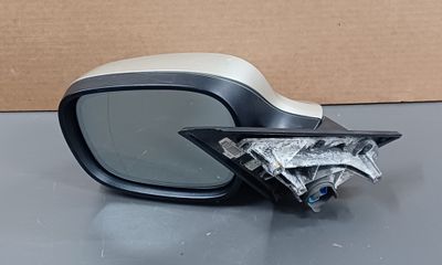 BMW F25 Side Mirror Left Side Ivory Colour Foldable Type With Camera Genuine Product used