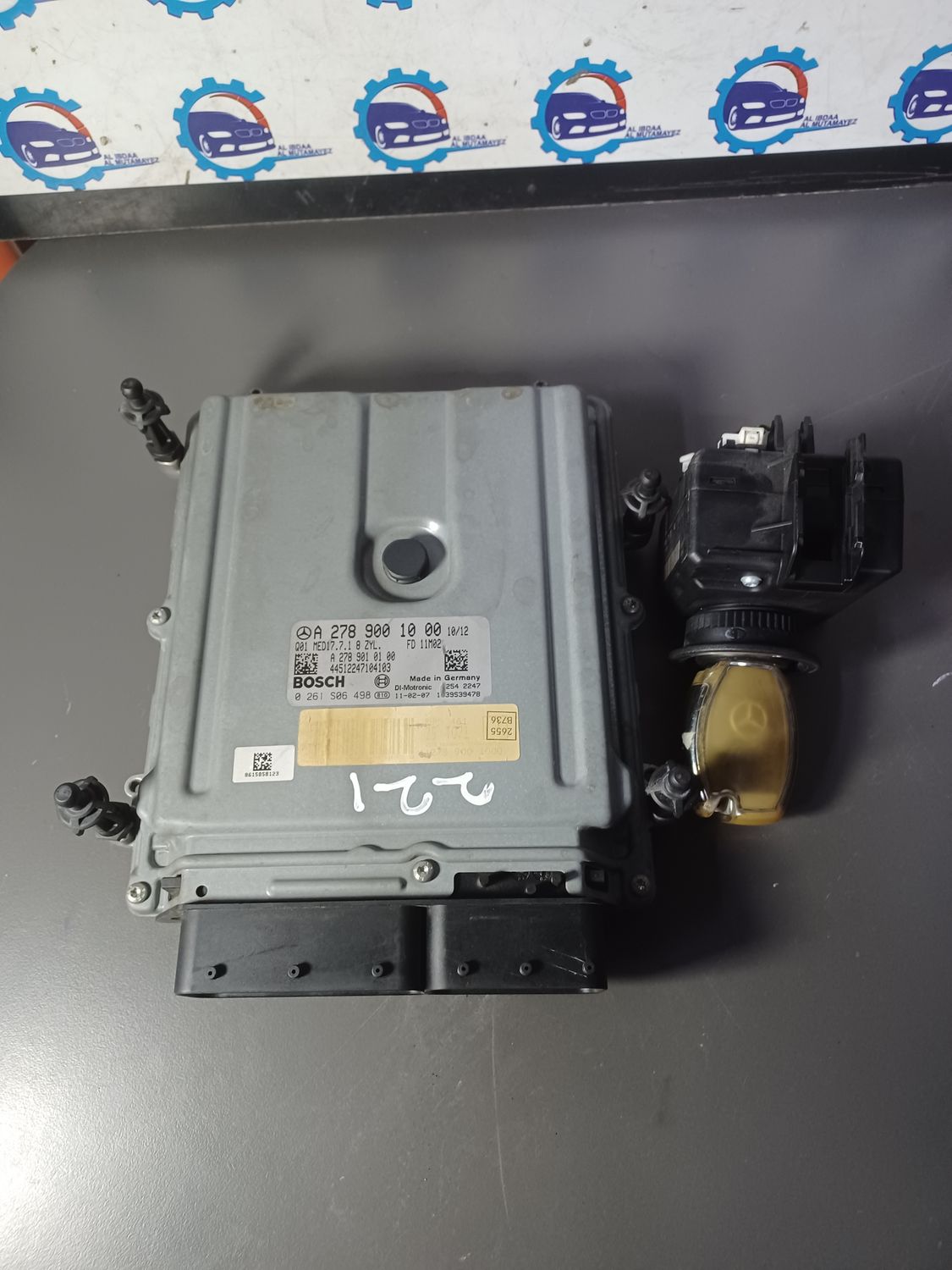 A278 9001000 ecu packs W221 W218 S Class for Mercedes benz engine control