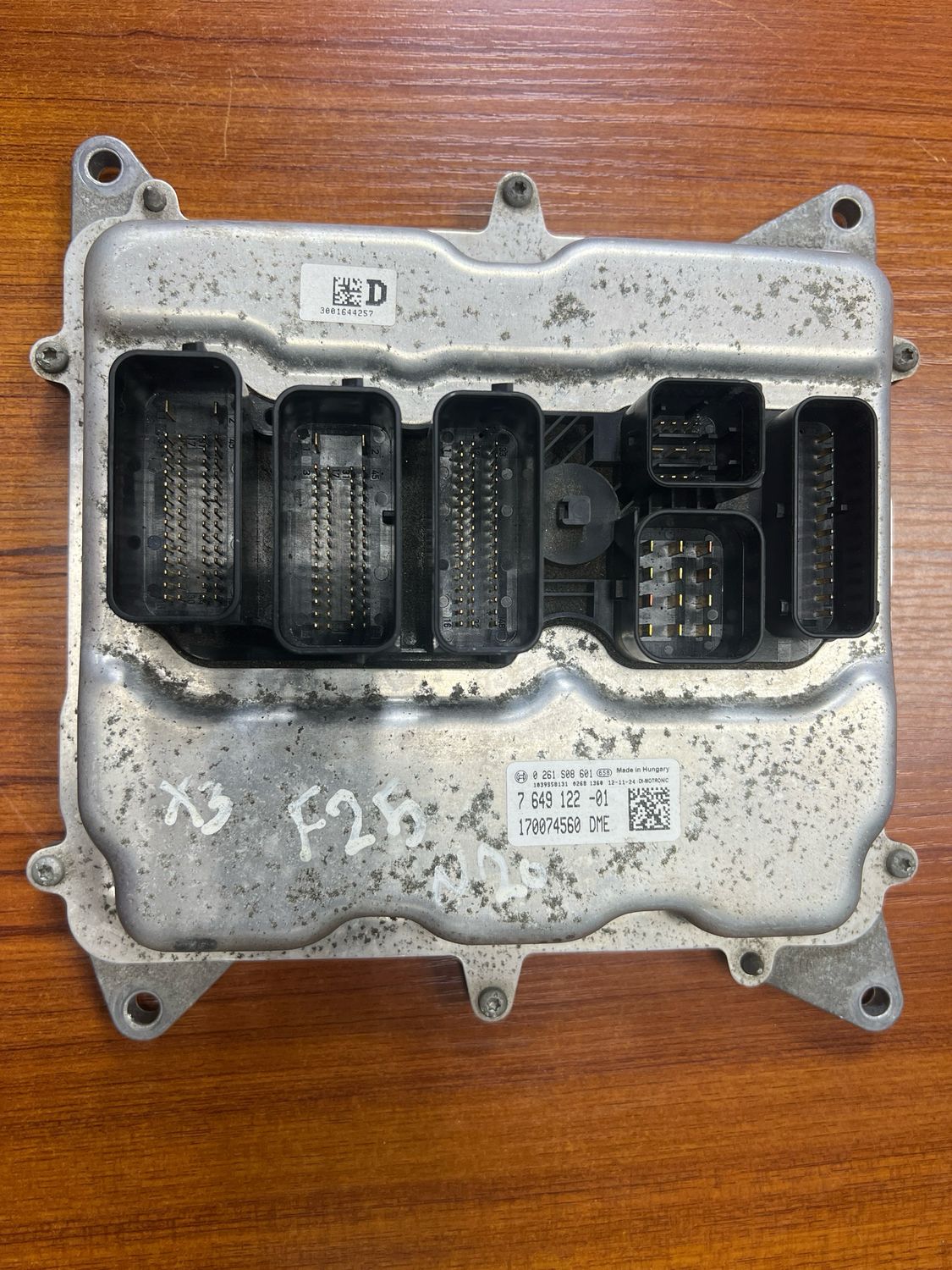 BMW 320i 328i 520i 528i X3 N20 ENGINE CONTROL ECU UNIT MODULE DME 7649122