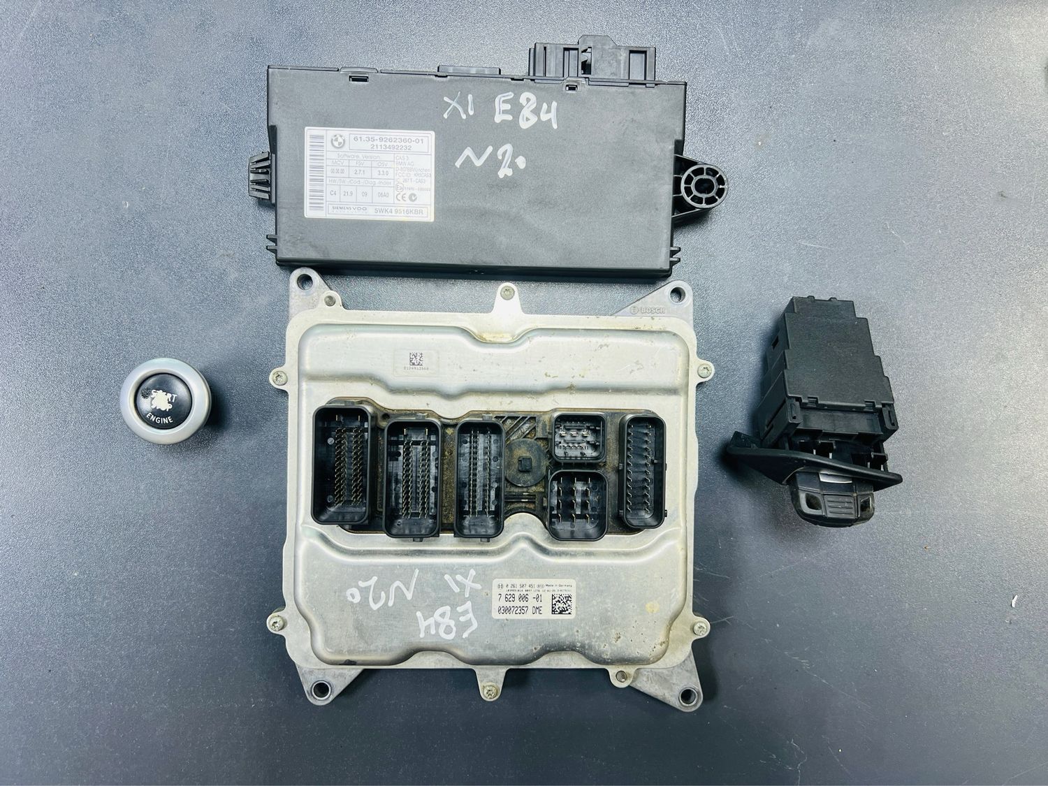 BMW X1 N20 E84 ENGINE CONTROL ECU UNIT SET 7629006 