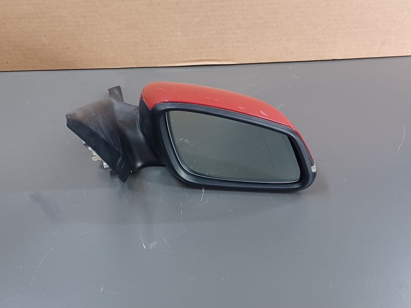 BMW F20 Side Mirror Right side Red Colour Foldable Type With Signal Light Genuine Product used