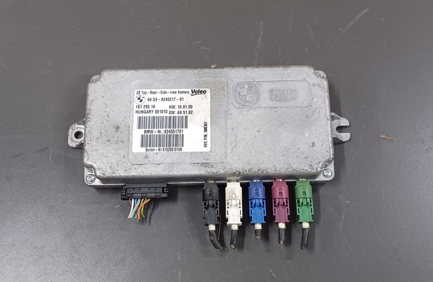 BMW X5,E70 ECU For Rear Side View Camera 9245517 Genuine Product used item