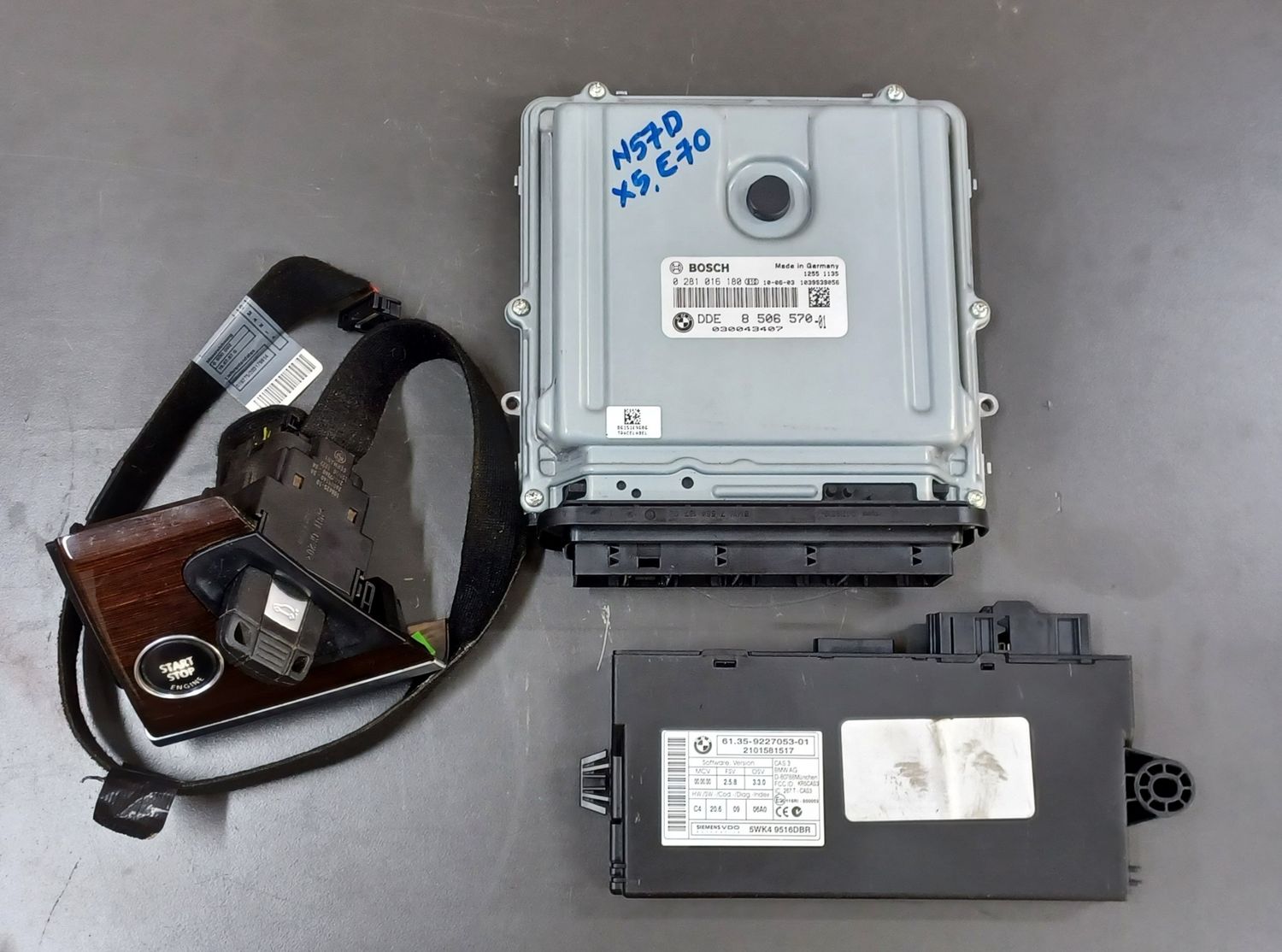 BMW N57D,X5,E70 ECU-DDE -Engine Control Unit Module 8506570 Genuine Product Used Item