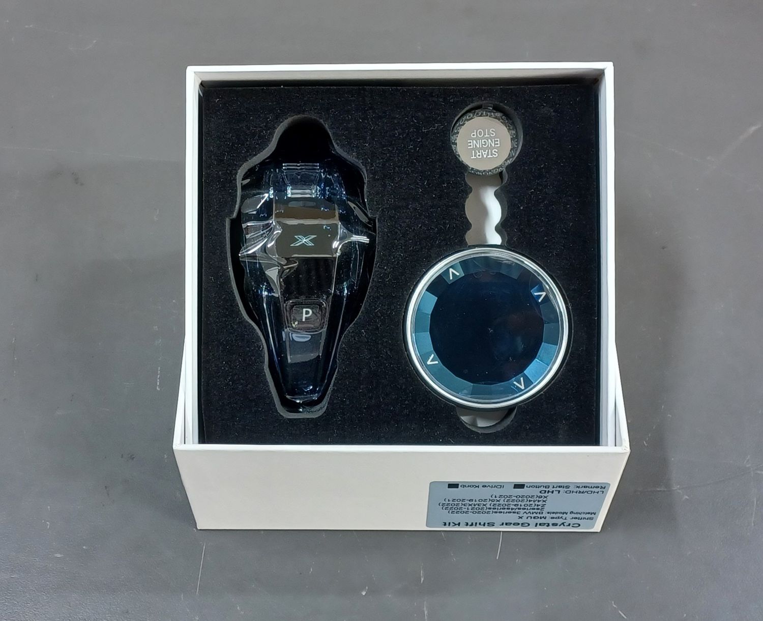 BMW G05 X Logo Crystal Gear Handle Aftermarket New Product LHD