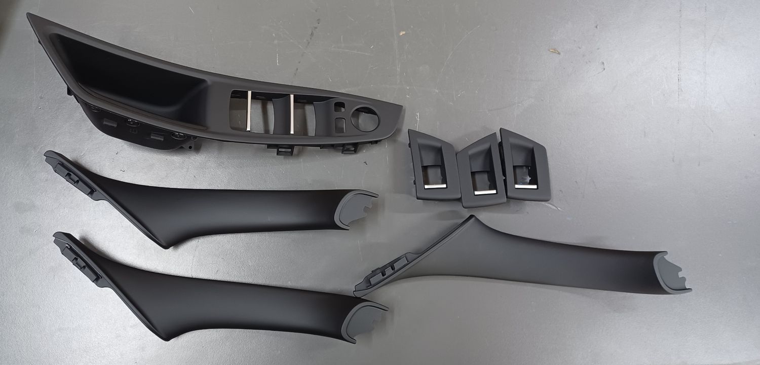 BMW F10 Seven piece inner Handle Set Black Color Aftermarket New Product