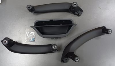 BMW F25 Four Piece Inner Door Handle Set Black Color Aftermarket New Product