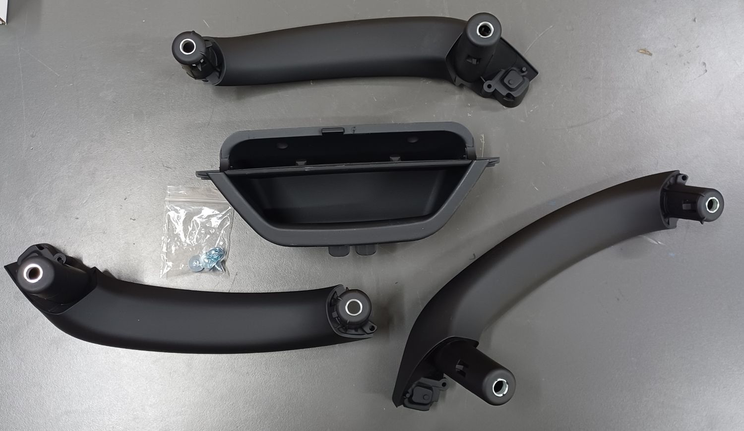 BMW F25 Four Piece Inner Door Handle Set Black Color Aftermarket New Product
