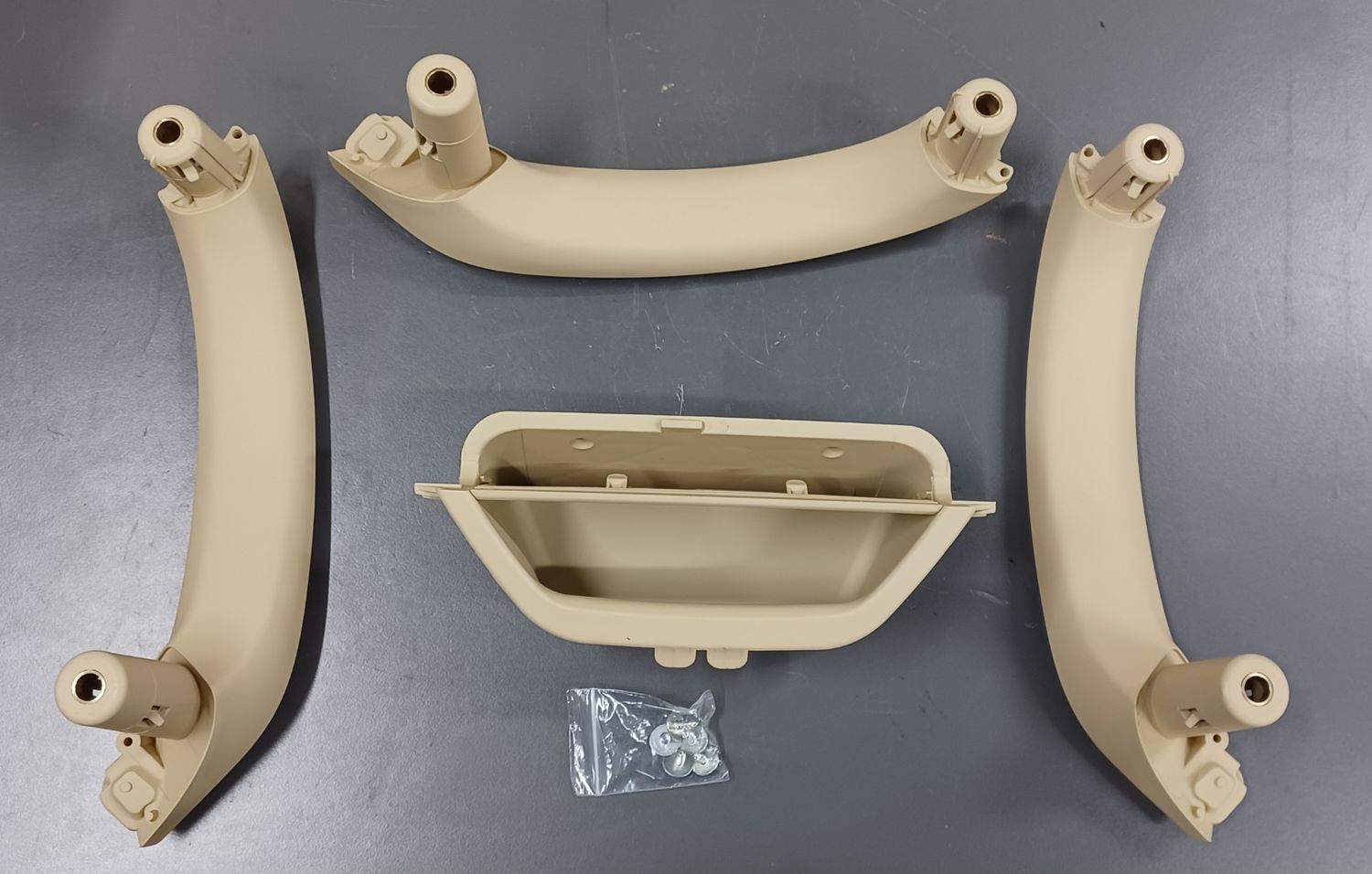 BMW F25 Four Piece Inner Door Handle Set Beige Color Aftermarket New Product