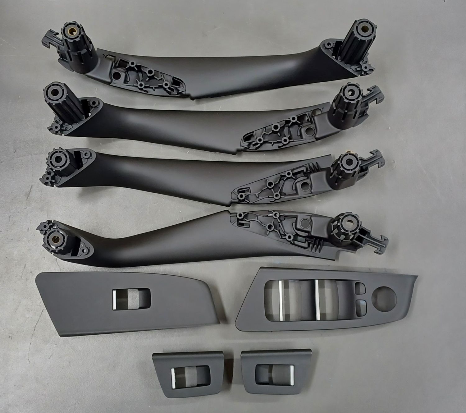 BMW G38 Door inner Handle Set Eight Piece Black Color Aftermarket New Product