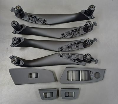 BMW G38 Door inner Handle Set Eight Piece Black Color Aftermarket New Product BMW G38 Door inner Handle Set Eight Piece Black Color Aftermarket New Product