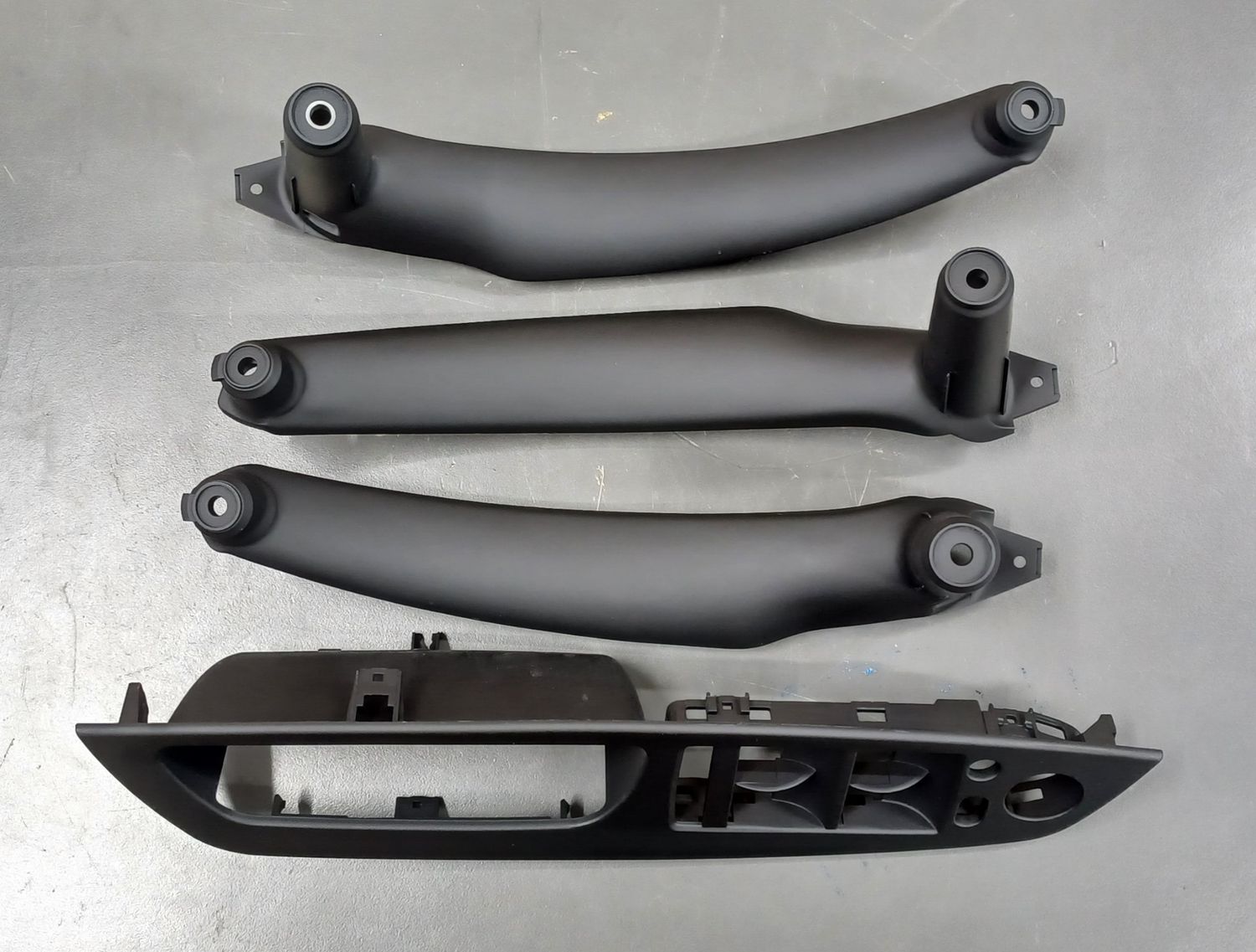 BMW E70 Door Inner Handle Set Four Piece Black Color Aftermarket New Product