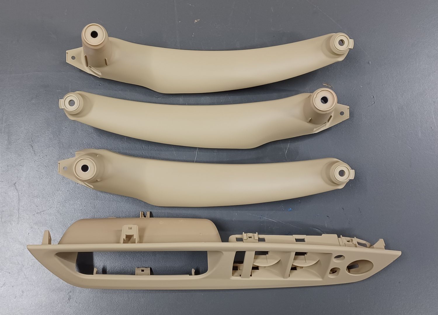 BMW E70 Door Inner Handle Set Four Piece Beige Color Aftermarket New Product