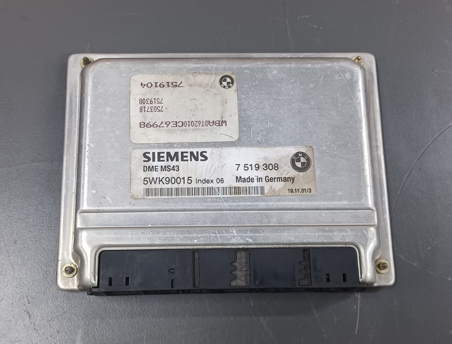 BMW E39,E36,Z3 Basic Control Unit ECU -DME 7519308 Genuine Product used