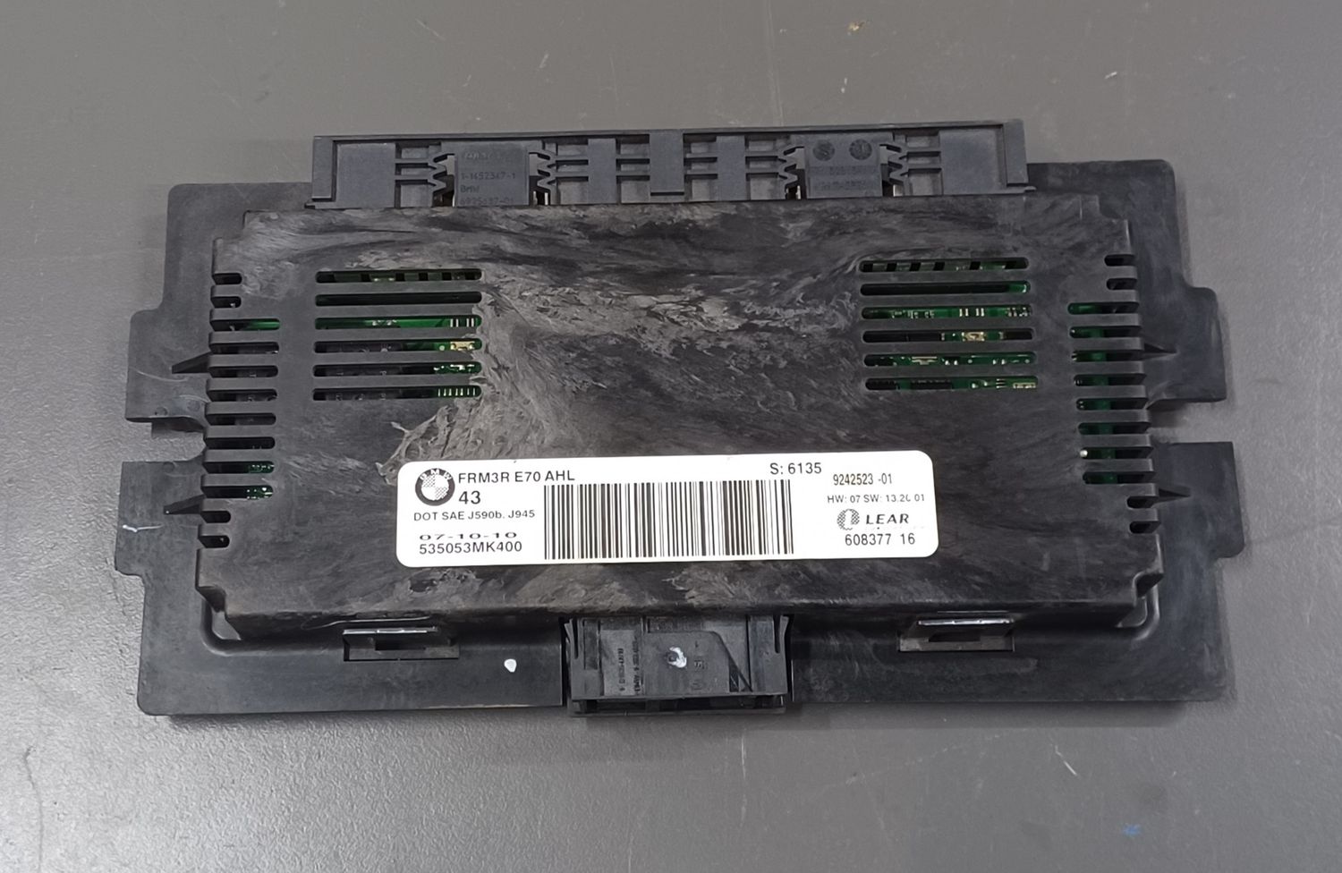 BMW X5 E70 FRM 3R AHL Light Control Module Unit 9242523 Genuine Product Used
