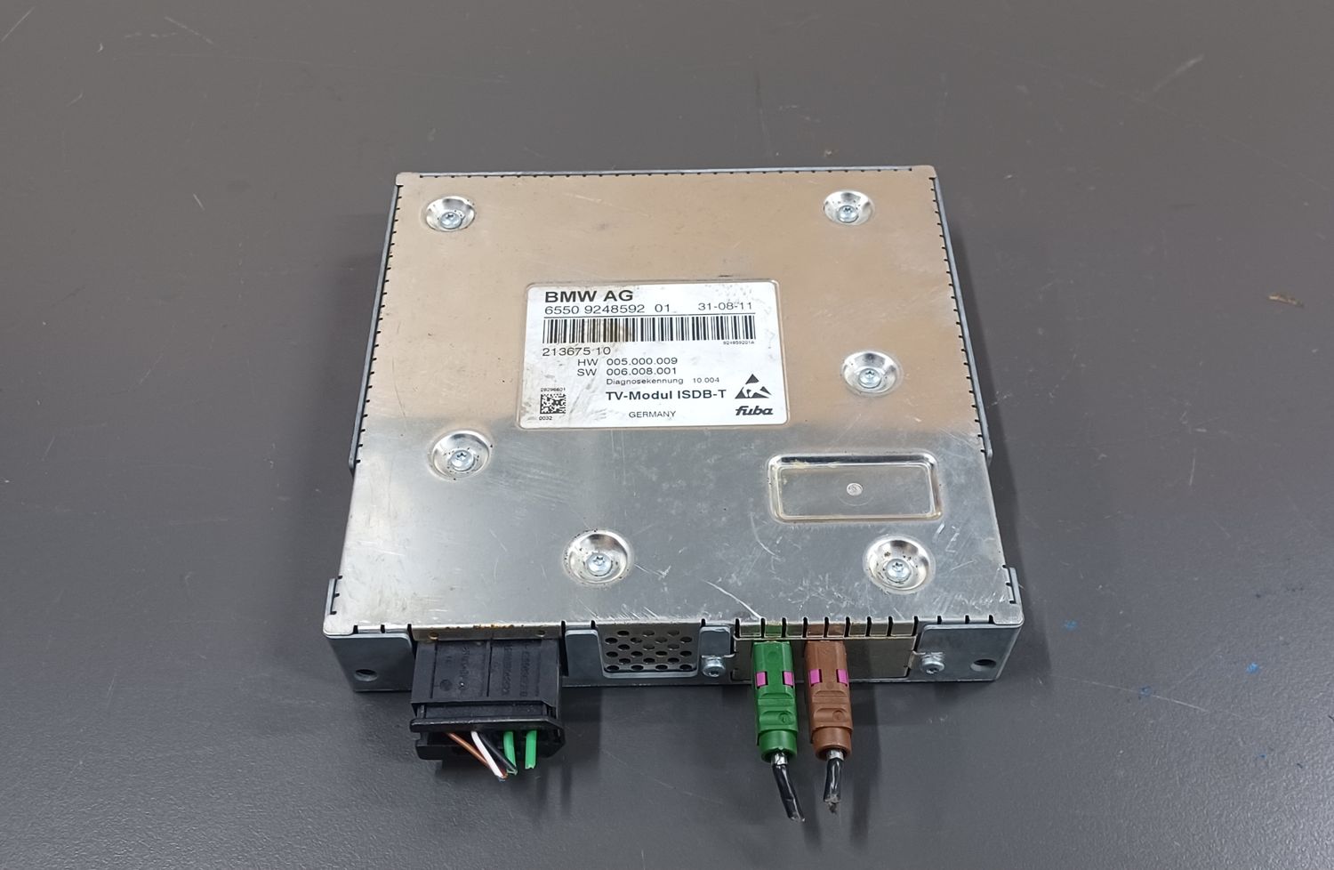 BMW F10,F30,F07 GT ,X3 TV Module ISDB 9248592 Genuine Product Used