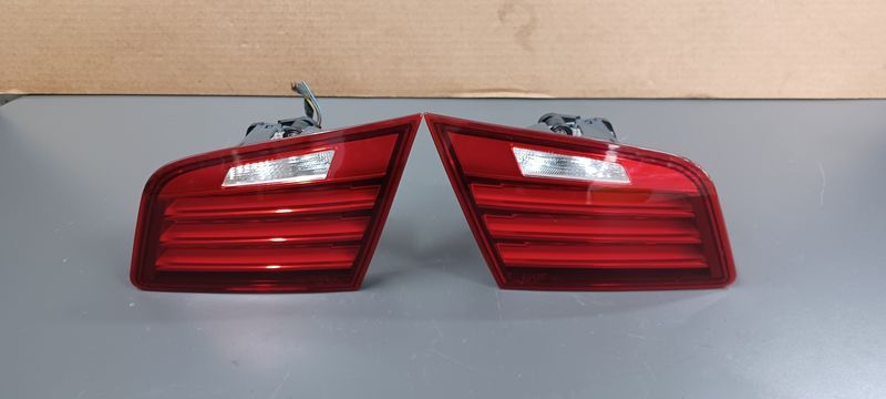 BMW F10 LCi Rear Light in Trunk lid Left and Right Pair 7306164,7306163 Genuine product used