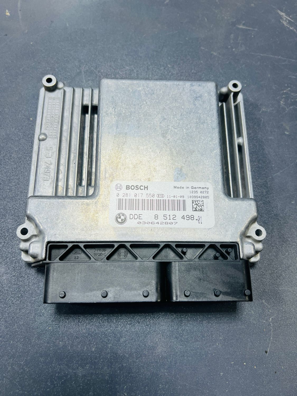 BMW 1,3,5 SERIES X1 N47 ENGINE CONTROL COMPUTER ECU ECM DDE 8512498