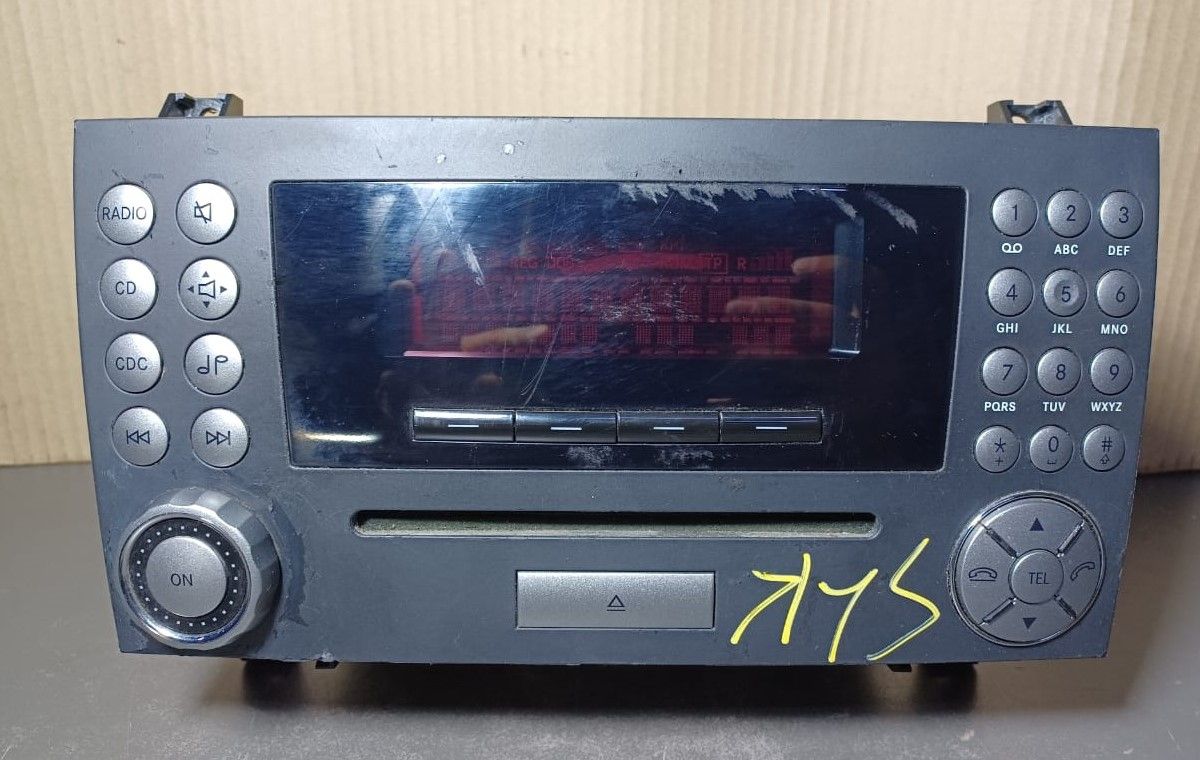 2007-2009 Mercedes-Benz W171 SLK Radio Audio CD Player Head Unit A171 820 03 86 OEM