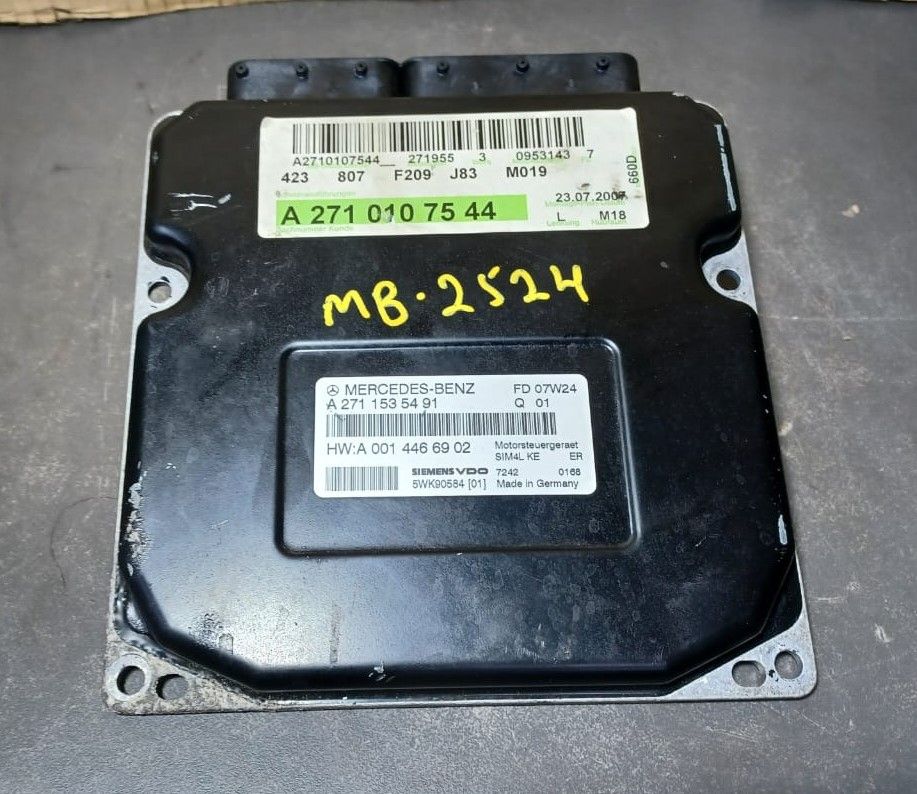 2004-2009 Mercedes-Benz W209 CLK Engine Control Module Unit ECM ECU A271 010 75 44 OEM