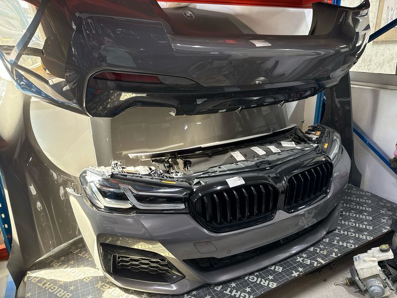 Bmw G30 LCI 2022 Bodykit Laser Headlight M Sport 530xdrive Front Complete OEM Original Fenders Bonet Bumper Headlights Panel Airduct Radiator Pack Modules Bmw G30 LCI 2022 Bodykit Laser Headlight M Sport 530xdrive Front Complete OEM Original Fenders Bonet Bumper Headlights Panel Airduct Radiator Pack Modules