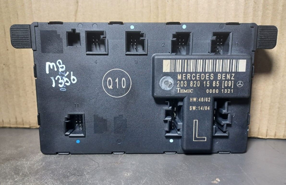 2003-2006 Mercedes-Benz W203 C-Class Front Left Side Door Control Module A203 820 15 85 OEM