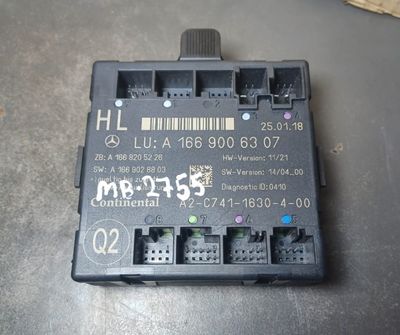 2013_2016 Mercedes-Benz W166 GL450 ML350 GLE Rear Left Side Door Control Module A166 900 63 07 OEM