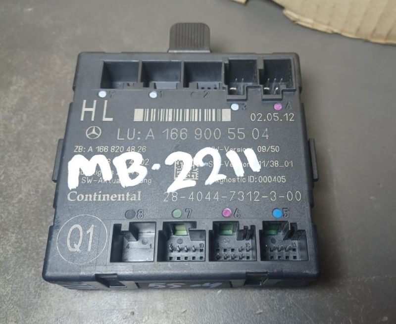 2013_2016 Mercedes-Benz W166 GL450 ML350 GLE Rear Left Side Door Control Module A166 900 55 04 OEM