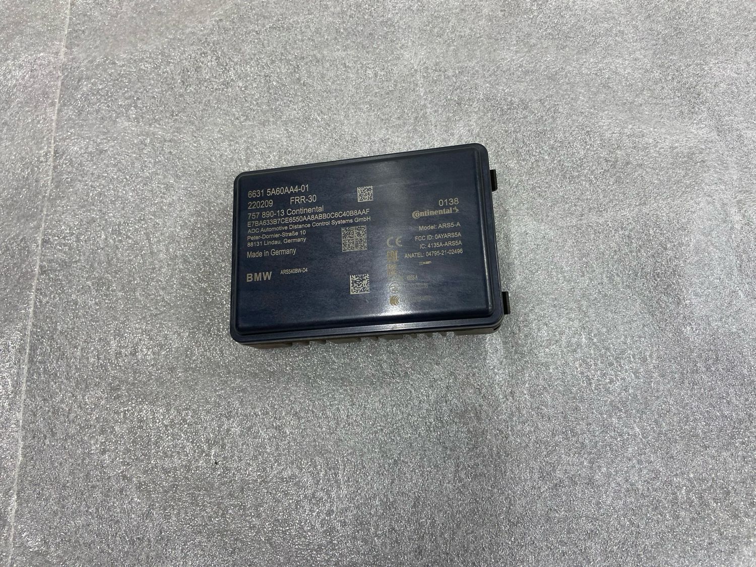 BMW G70 U11 X5 G05 Front Radar Sensor Long Range Brand New 5A60AA4 OEM