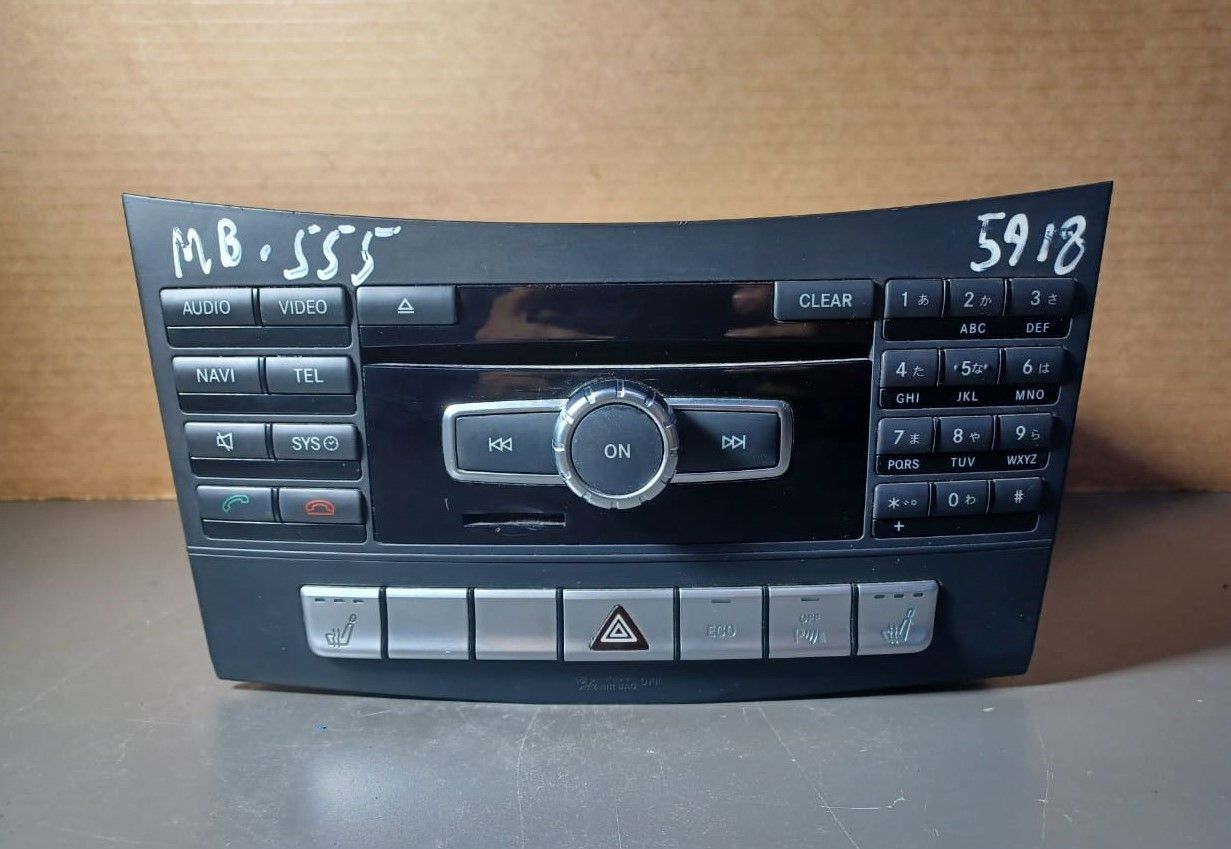 2012-2014 Mercedes-Benz W212 E-Class E300 Radio Audio CD Player Head Unit A212 900 59 18 OEM