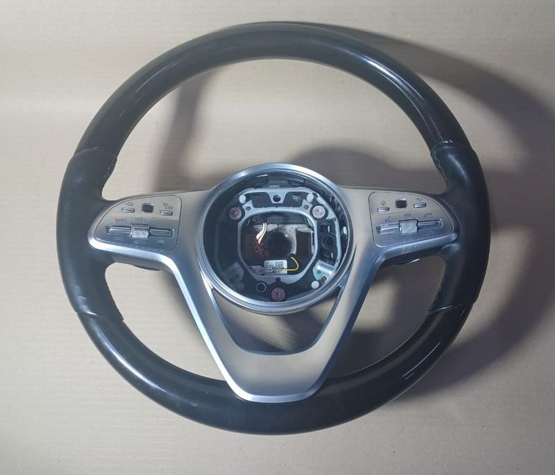 2014-2020 Mercedes-Benz S-Class W222 S63 Steering Wheel Leather With Switches Left Hand Drive With Out Air Bag 