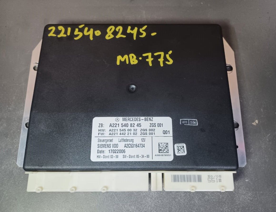 2008-2012 Mercedes-Benz W221 S-Class Airmatic Air Suspension Control Module A221 540 82 45 OEM