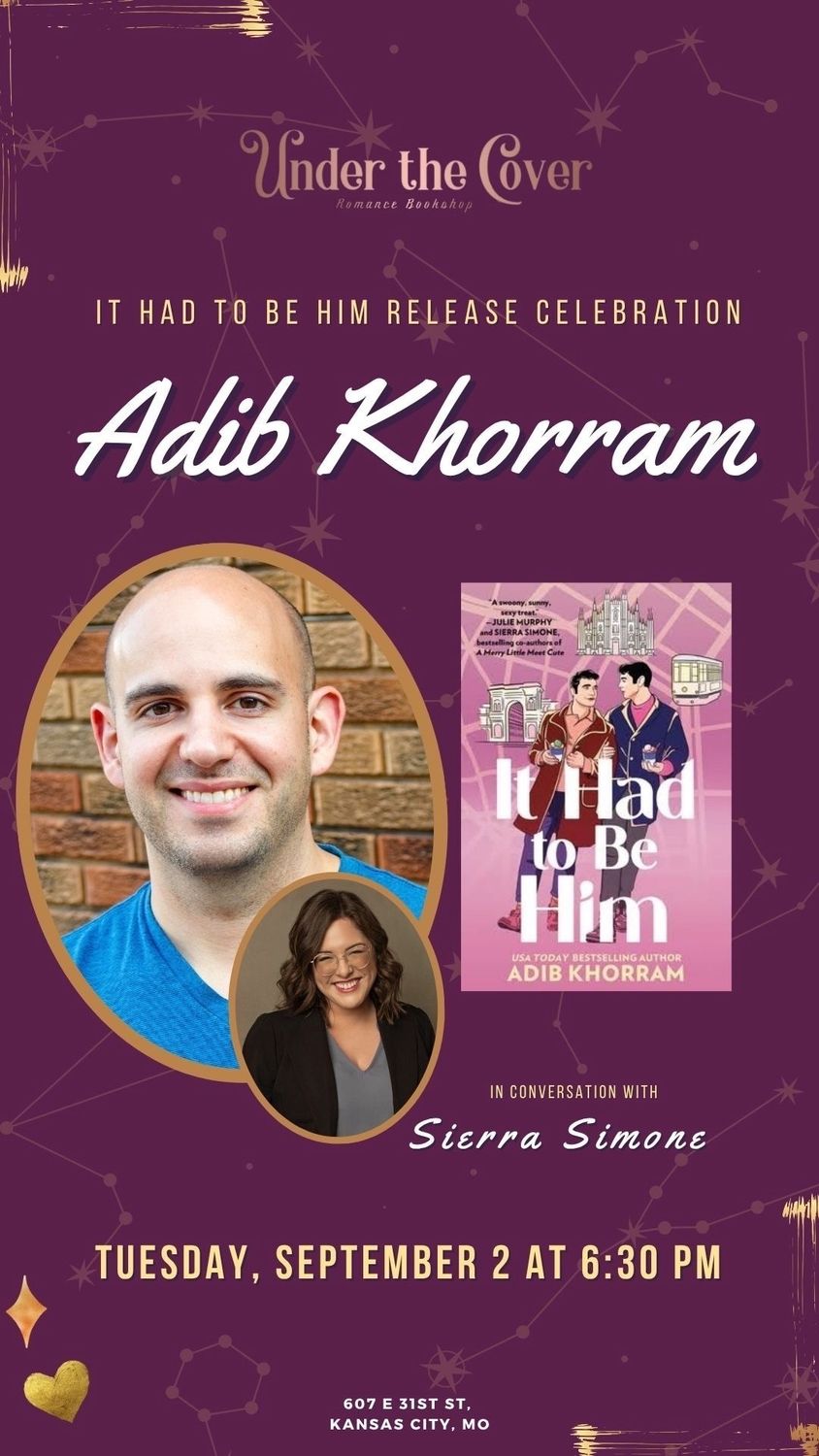 It Had to be Him Release Party with Adib Khorram (9/2)