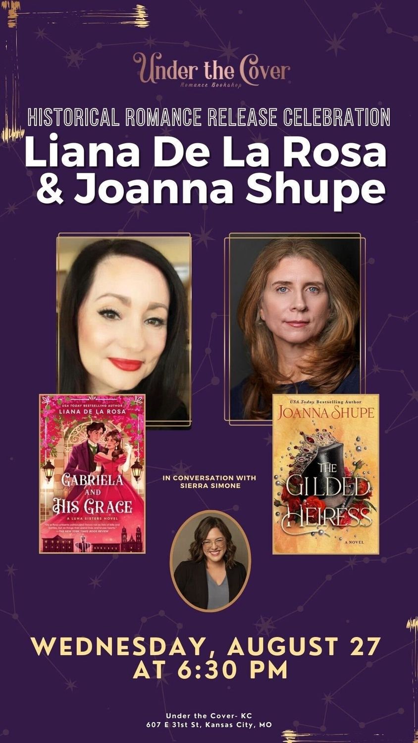Liana De La Rosa &amp; Joanna Shupe Release Party (8/27)