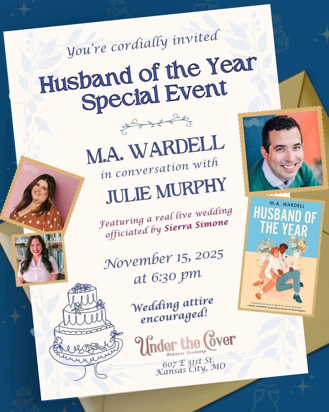 Husband of the Year author event Nov. 15