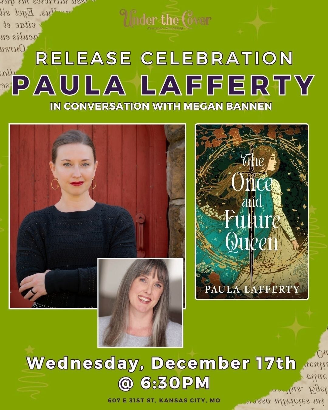The Once &amp; Future Queen Release Event December 17
